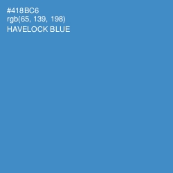 #418BC6 - Havelock Blue Color Image