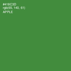 #418C3D - Apple Color Image