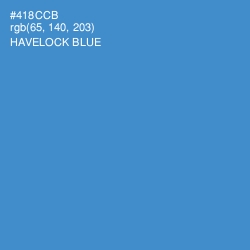 #418CCB - Havelock Blue Color Image