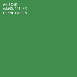 #418D4D - Hippie Green Color Image