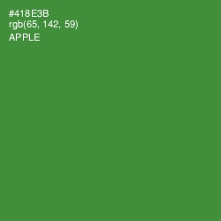 #418E3B - Apple Color Image