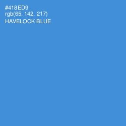 #418ED9 - Havelock Blue Color Image