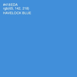 #418EDA - Havelock Blue Color Image
