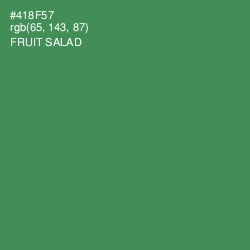 #418F57 - Fruit Salad Color Image