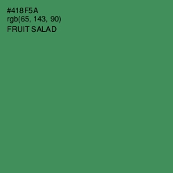 #418F5A - Fruit Salad Color Image