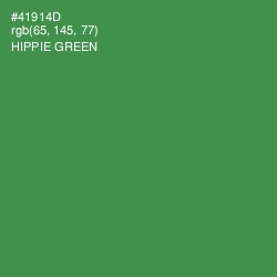 #41914D - Hippie Green Color Image