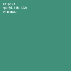 #41917A - Viridian Color Image