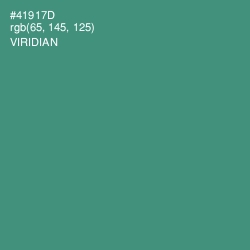 #41917D - Viridian Color Image