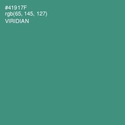 #41917F - Viridian Color Image