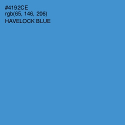 #4192CE - Havelock Blue Color Image