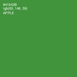 #41943B - Apple Color Image