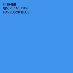 #4194EB - Havelock Blue Color Image