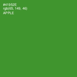 #41952E - Apple Color Image