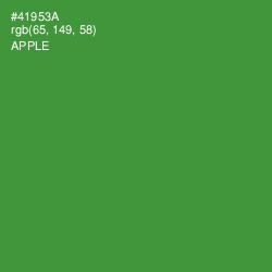 #41953A - Apple Color Image