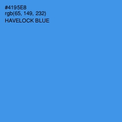 #4195E8 - Havelock Blue Color Image