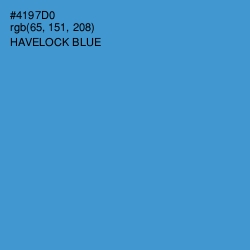 #4197D0 - Havelock Blue Color Image