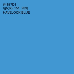 #4197D1 - Havelock Blue Color Image