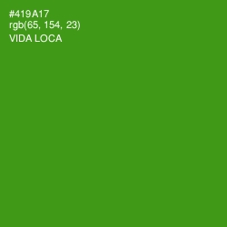 #419A17 - Vida Loca Color Image