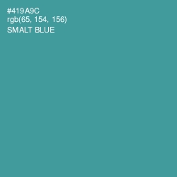 #419A9C - Smalt Blue Color Image