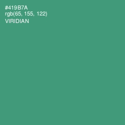 #419B7A - Viridian Color Image