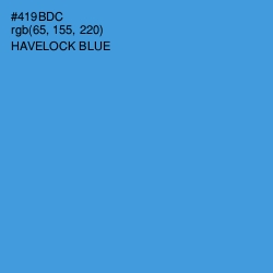 #419BDC - Havelock Blue Color Image