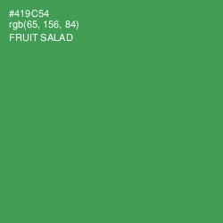 #419C54 - Fruit Salad Color Image