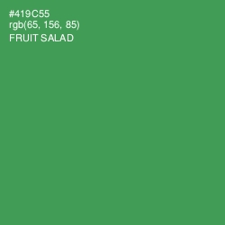 #419C55 - Fruit Salad Color Image