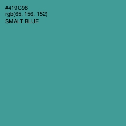 #419C98 - Smalt Blue Color Image