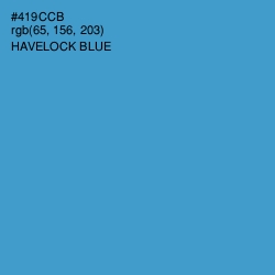 #419CCB - Havelock Blue Color Image