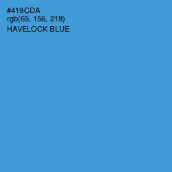 #419CDA - Havelock Blue Color Image