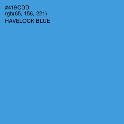 #419CDD - Havelock Blue Color Image