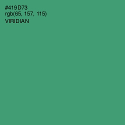 #419D73 - Viridian Color Image