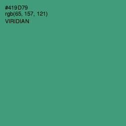 #419D79 - Viridian Color Image