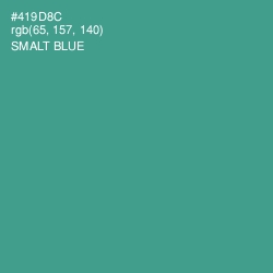 #419D8C - Smalt Blue Color Image