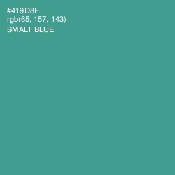 #419D8F - Smalt Blue Color Image