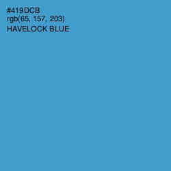 #419DCB - Havelock Blue Color Image