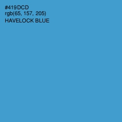 #419DCD - Havelock Blue Color Image