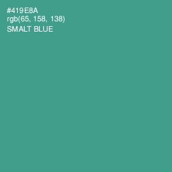 #419E8A - Smalt Blue Color Image