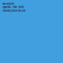 #419EDF - Havelock Blue Color Image