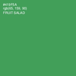 #419F5A - Fruit Salad Color Image