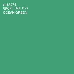 #41A075 - Ocean Green Color Image