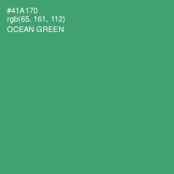 #41A170 - Ocean Green Color Image