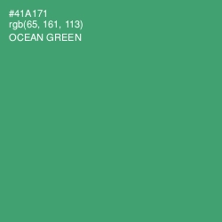 #41A171 - Ocean Green Color Image