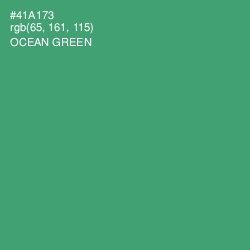 #41A173 - Ocean Green Color Image