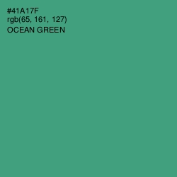 #41A17F - Ocean Green Color Image
