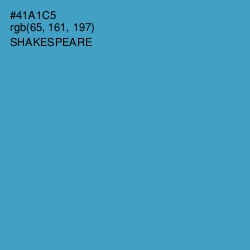 #41A1C5 - Shakespeare Color Image