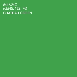 #41A24C - Chateau Green Color Image