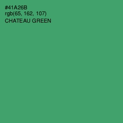 #41A26B - Chateau Green Color Image