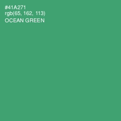 #41A271 - Ocean Green Color Image