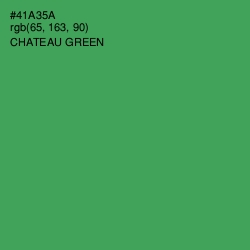 #41A35A - Chateau Green Color Image